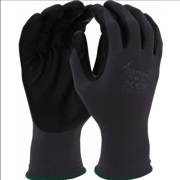 Hantex NF1-BK - Nitrle Foam Palm (Pack of 10) Thumbnail